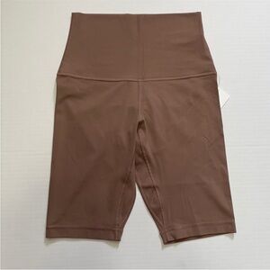 Tan Lululemon athletica shorts used size 8